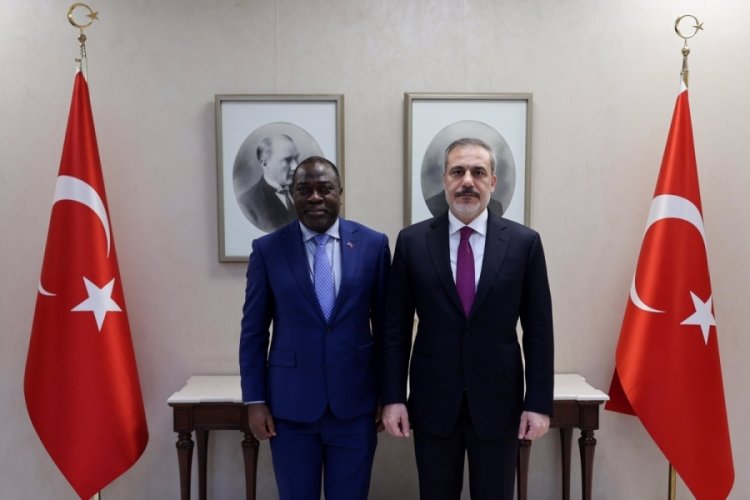 Bakan Fidan, BM T&uuml;rkiye Koordinat&ouml;r&uuml; Ahonsi ile g&ouml;r&uuml;şt&uuml;