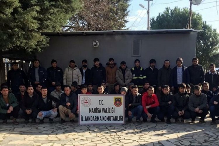 Manisa'da metal tesisinde yakalanan 34 ka&ccedil;ak iş&ccedil;i i&ccedil;in 1,5 milyon lira ceza