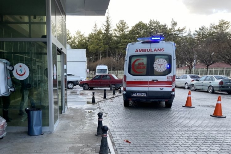 Konya'da trafik kazası: 1 yaralı