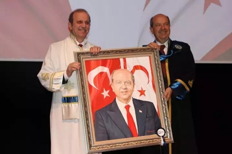 KKTC Cumhurbaşkanı Tatar'a fahri doktora unvanı