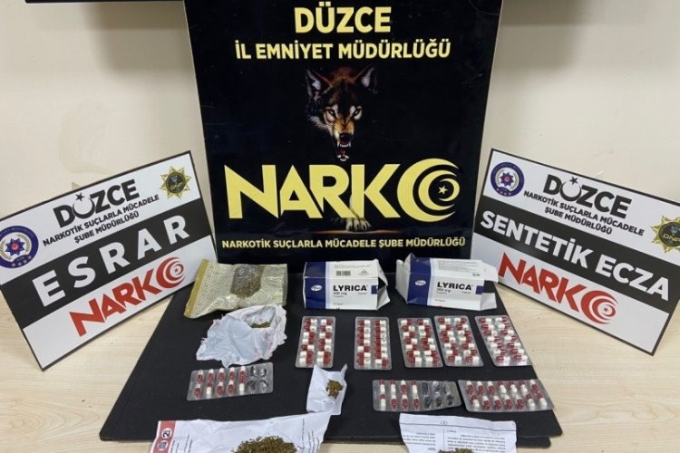 D&uuml;zce'de uyuşturucu taciri tutuklandı