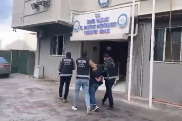 Kırmızı b&uuml;ltenle aranan ş&uuml;pheli, İzmir'de yakalandı!