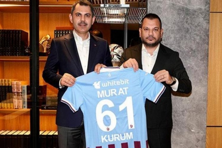 Murat Kurum, Trabzonspor Başkanı Ertuğrul Doğan'ı ziyaret etti