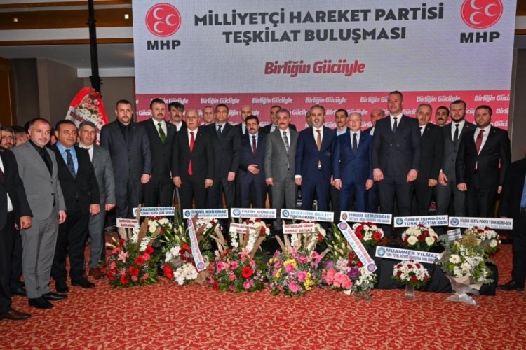 MHP Bursa teşkilat buluşması, Cumhur İttifakının paydaşlarını bir araya getirdi
