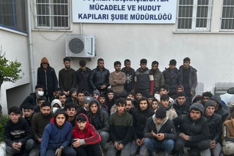 Hatay'da yurda yasa dışı yollardan girdiği tespit edilen 53 Suriyeli yakalandı
