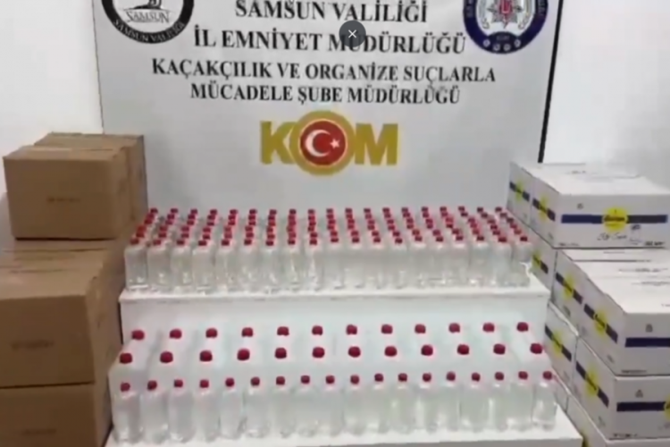 Bakan Yerlikaya: &Ccedil;ENGEL-6 operasyonunda 1 ton etil alkol ele ge&ccedil;irildi