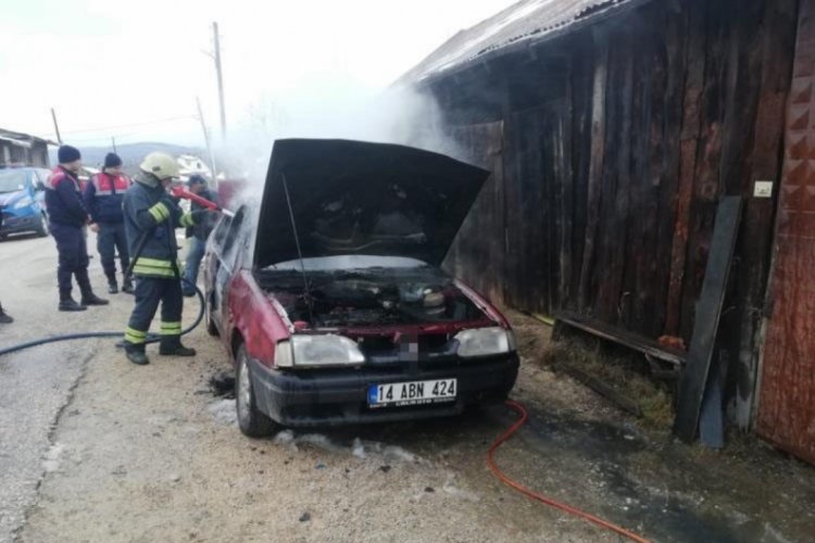 Bolu'da otomobil k&uuml;l oldu!