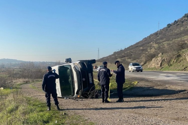 Balıkesir'de trafik kazası; 1 &ouml;l&uuml; 8 yaralı