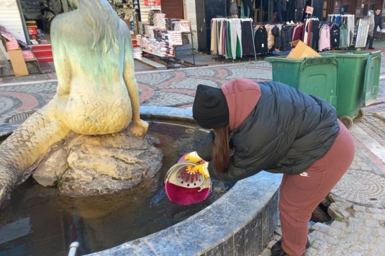 Edirne kuru ayaza teslim oldu, havuzlar dondu