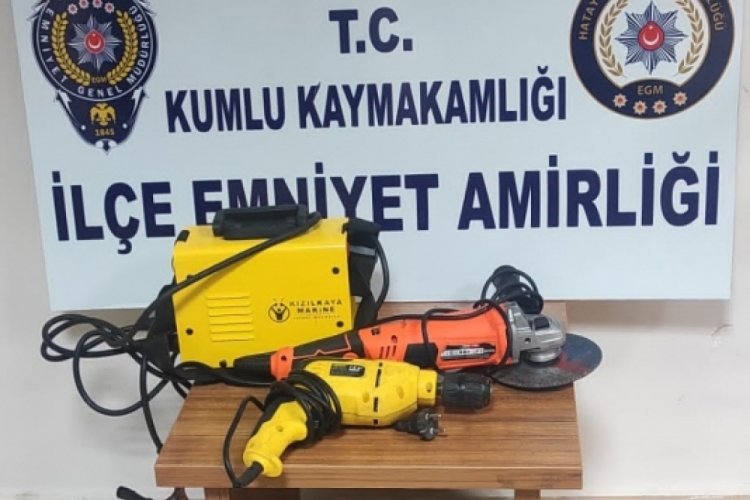 Hatay'da hırsızlık yapan şahıs tutuklandı