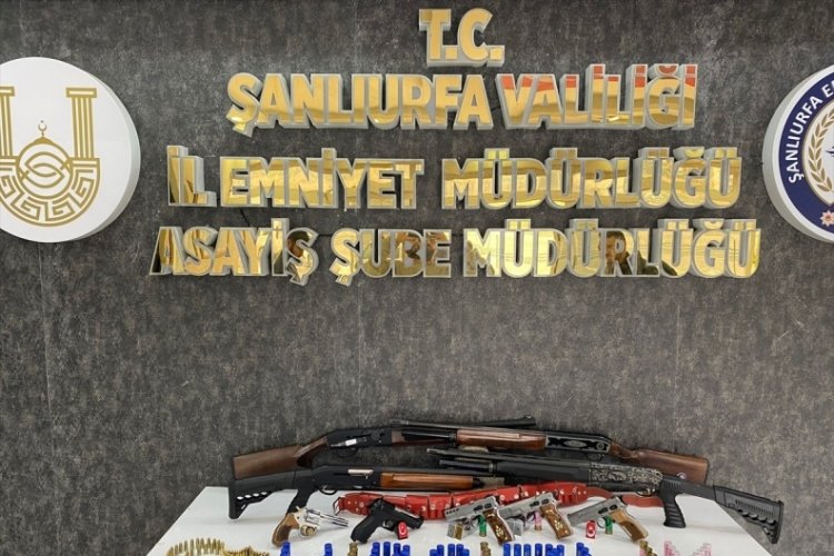 Şanlıurfa merkezli silah ticareti operasyonu! 18 ş&uuml;pheli yakalandı