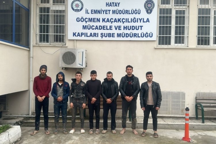 Hatay'da ka&ccedil;ak g&ouml;&ccedil;menler yakalandı