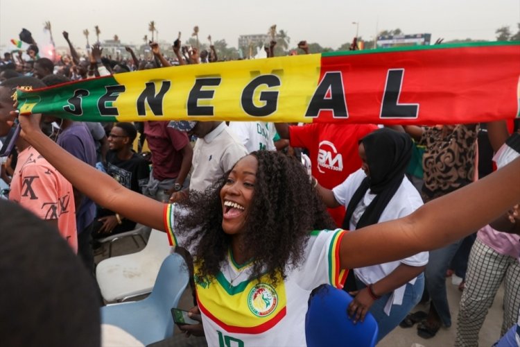 Senegal'in galibiyet sevinci