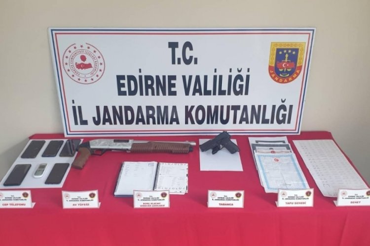 Edirne'de 'tefeci' operasyonu: 6 g&ouml;zaltı