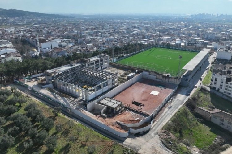 Demirtaş Spor Kompleksi'ndeki &ccedil;alışmalar hızlandı