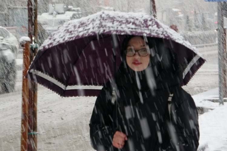 Van'da kar yağışı etkisini artırdı
