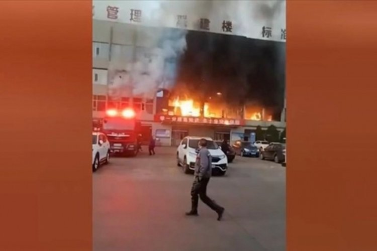 &Ccedil;in'de yangın! 39 &ouml;l&uuml;