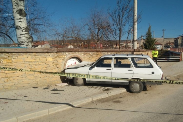 K&uuml;tahya'da trafik kazası! 1 yaralı