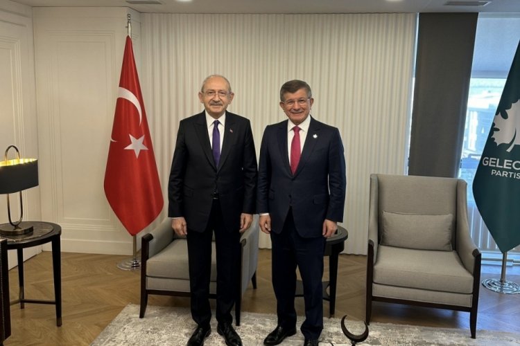Kılı&ccedil;daroğlu, Davutoğlu'na hayırlı olsun ziyaretinde bulundu