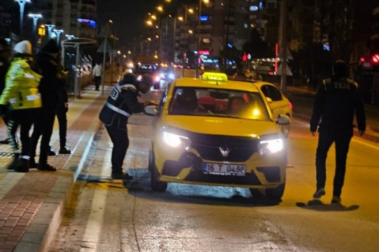 Bursa'da trafik ekiplerinden denetim!
