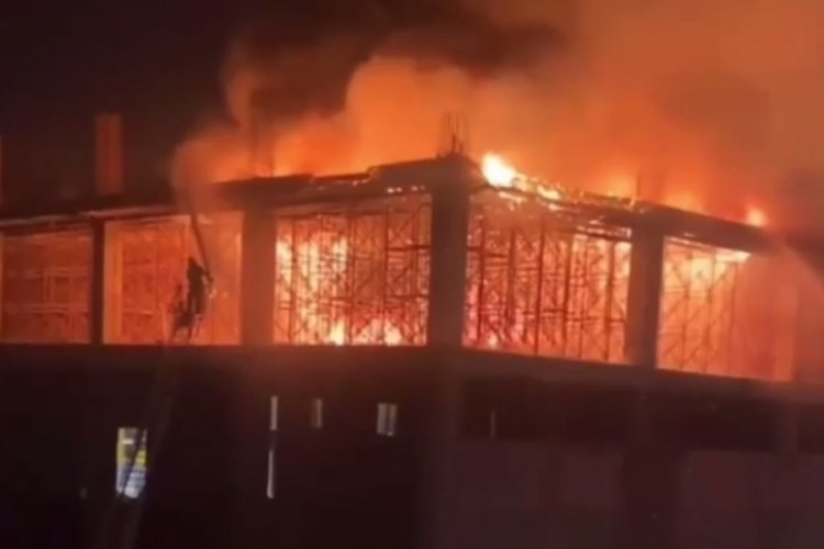 Mersin OSB'de fabrika yangını