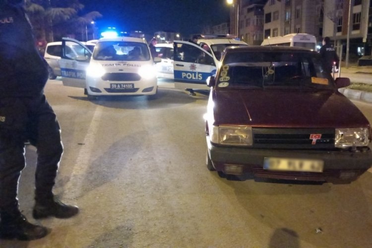 Tekirdağ'da aksiyon dolu kovalamaca kazayla bitti!