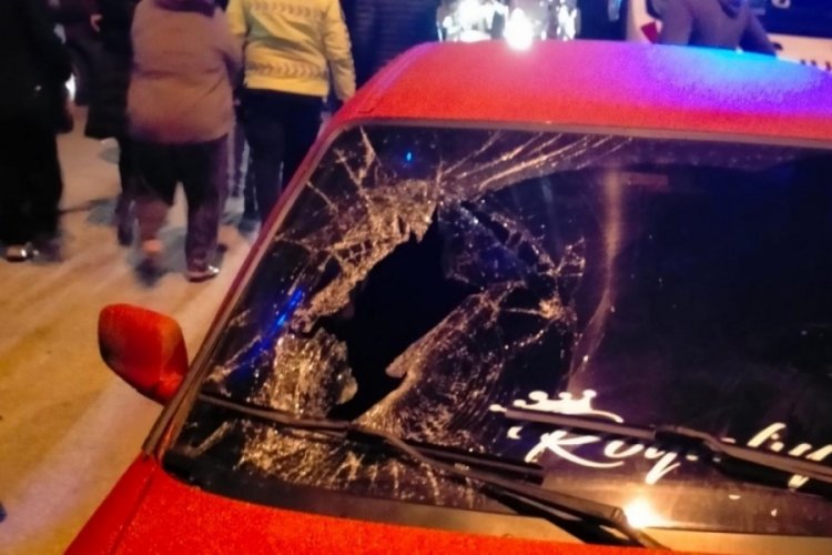Uşak'ta otomobilin &ccedil;arptığı yaya hayatını kaybetti
