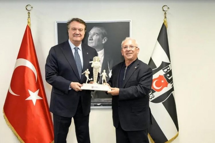 Altınordu Başkanı, Beşiktaş Başkanı Arat'ı ziyaret etti
