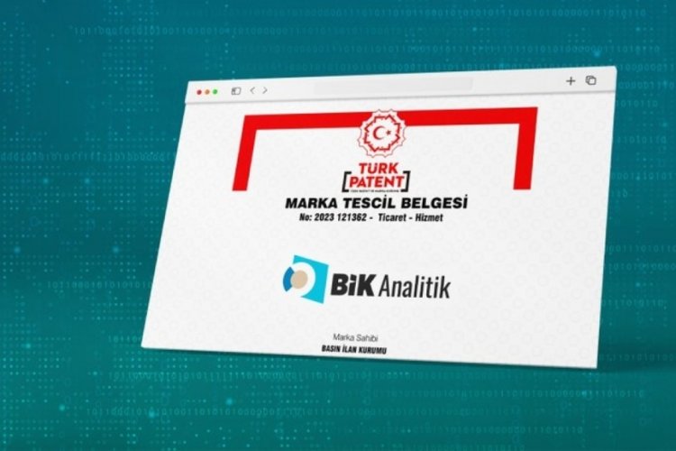 BİK Analitik tescil belgesi aldı! 