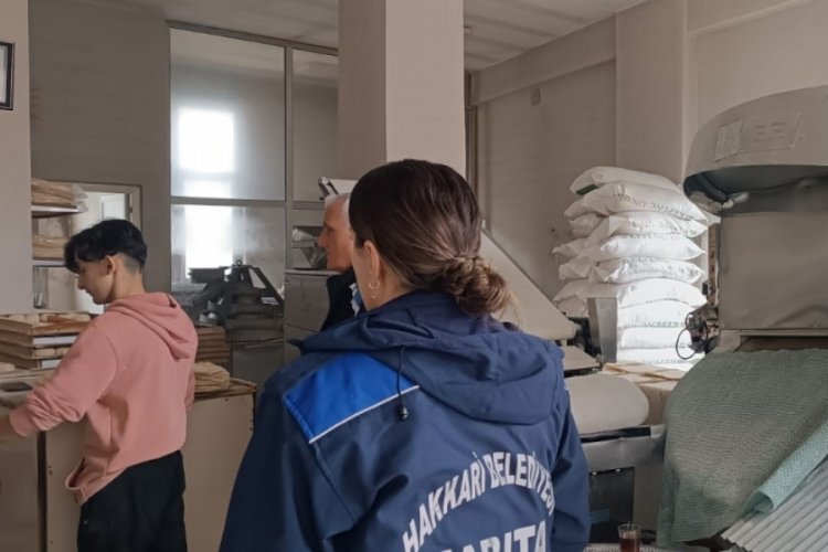 Hakkari'de fırınlar denetlendi