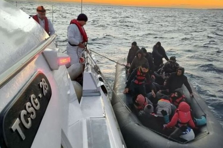 &Ccedil;anakkale'de 32 d&uuml;zensiz g&ouml;&ccedil;men yakalandı