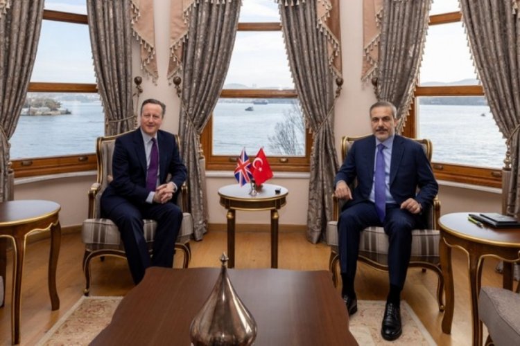 Bakan Fidan, İngiliz mevkidaşı Cameron'ı ağırladı