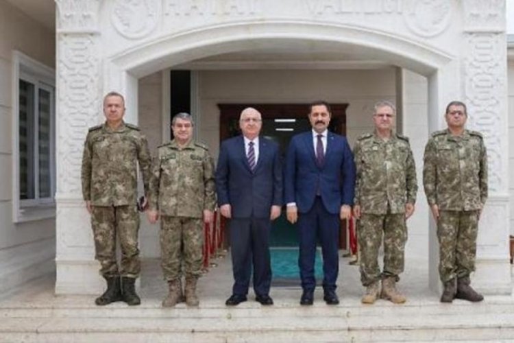 Bakan G&uuml;ler'den Hatay Valiliği'ne ziyaret