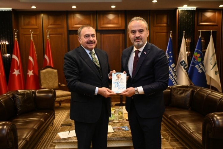 Eski Bakan Eroğlu, Başkan Aktaş'ı ziyaret etti