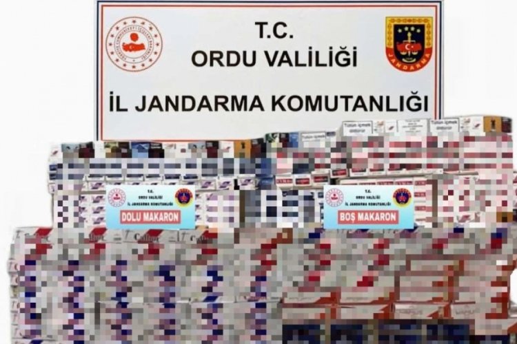 Ordu'da binlerce ka&ccedil;ak t&uuml;t&uuml;n mam&uuml;l&uuml; ele ge&ccedil;irildi