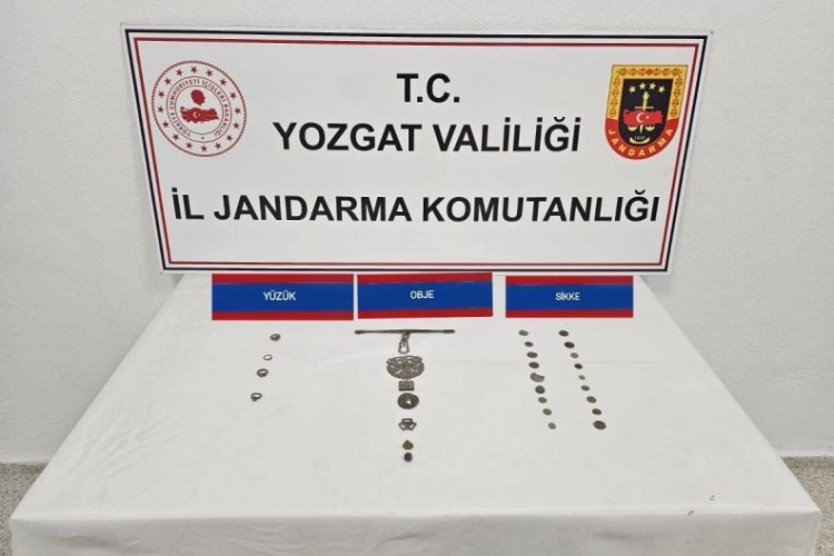Yozgat'ta 29 par&ccedil;a tarihi eser ele ge&ccedil;irildi