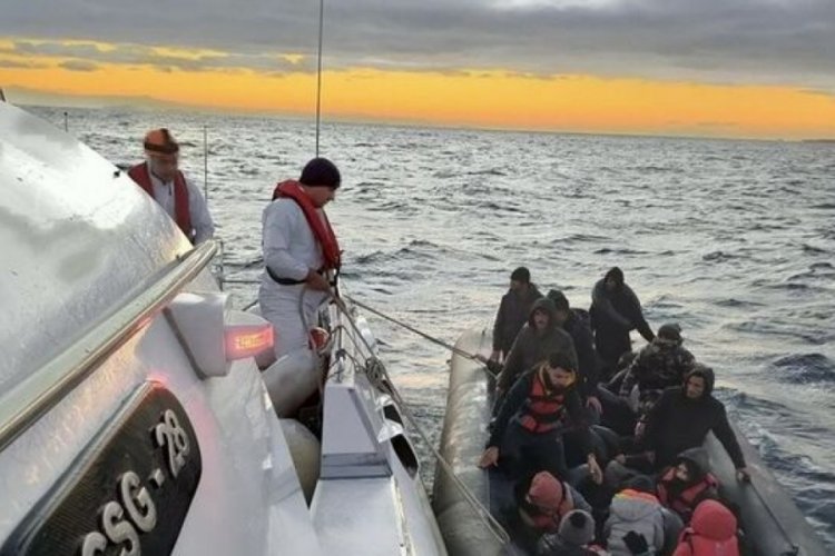 &Ccedil;anakkale'de 39 d&uuml;zensiz g&ouml;&ccedil;men yakalandı