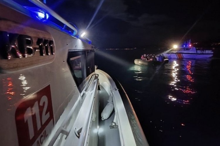 &Ccedil;anakkale'nin Ayvacık il&ccedil;esi a&ccedil;ıklarında 39 ka&ccedil;ak g&ouml;&ccedil;men yakalandı