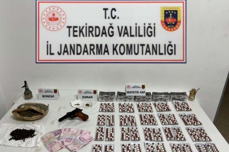 Tekirdağ'da uyuşturucu operasyonu! 4 zanlı yakalandı