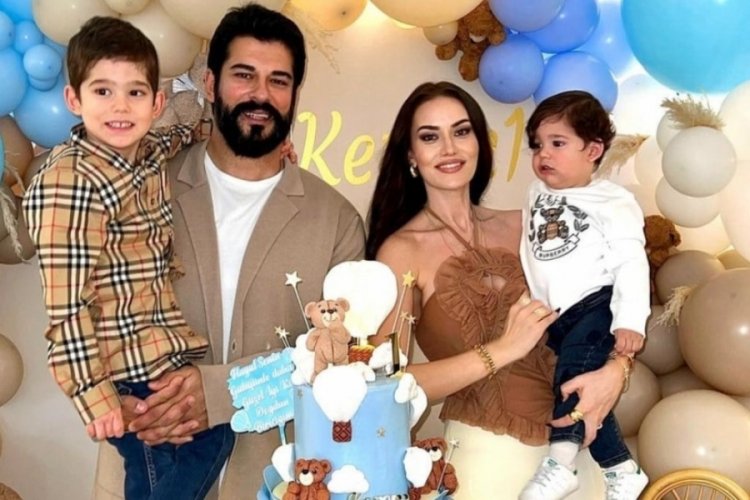Fahriye Evcen ile Burak &Ouml;z&ccedil;ivit'in oğlu Kerem &Ouml;z&ccedil;ivit'e 1. yaş partisi