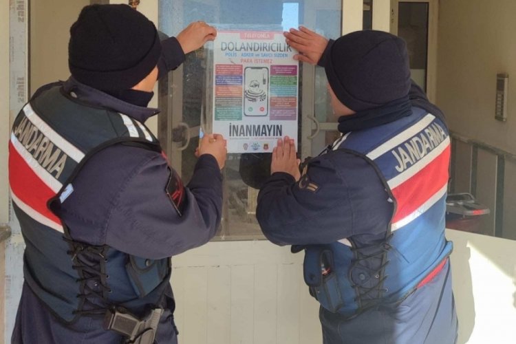 Edirne'de jandarmadan telefon ve internet dolandırıcılığı uyarısı
