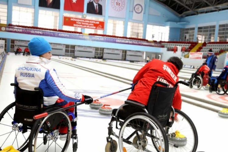 Tekerlekli Sandalye Curling Milli Takımı se&ccedil;meleri Erzurum'da tamamlandı