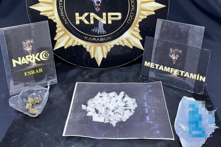 Karab&uuml;k'te yapılan uyuşturucu operasyonunda 1 kişi tutuklandı