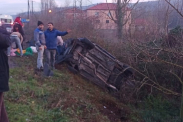 Zonguldak'ta u&ccedil;uruma yuvarlanan ara&ccedil;taki bebek hayatını kaybetti