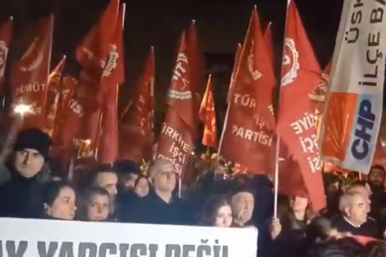 İstanbul'da 'Can Atalay' kararı protesto edildi