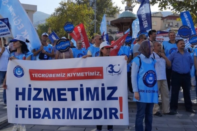 T&uuml;rk Eğitim Sen Bursa'dan promosyon bilmecesine sert tepki!