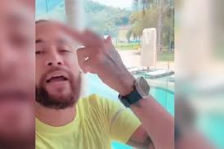 Neymar takip&ccedil;ilerine el hareketi &ccedil;ekti!
