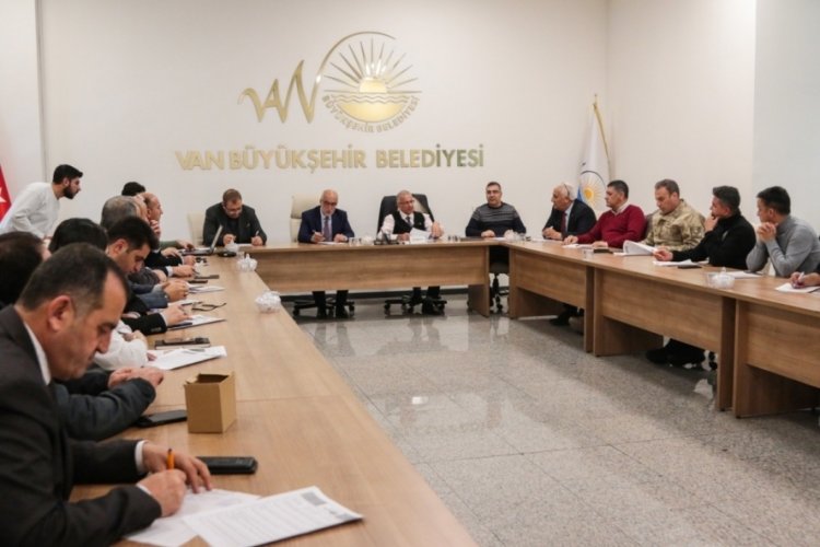 Van'da 2024'&uuml;n ilk UKOME toplantısı yapıldı