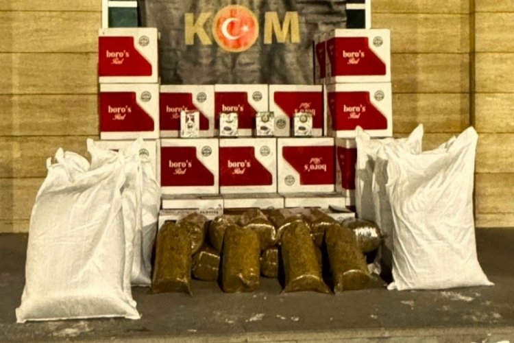 Yozgat'ta 410 bin makaron ve 247 kilogram ka&ccedil;ak t&uuml;t&uuml;n ele ge&ccedil;irildi