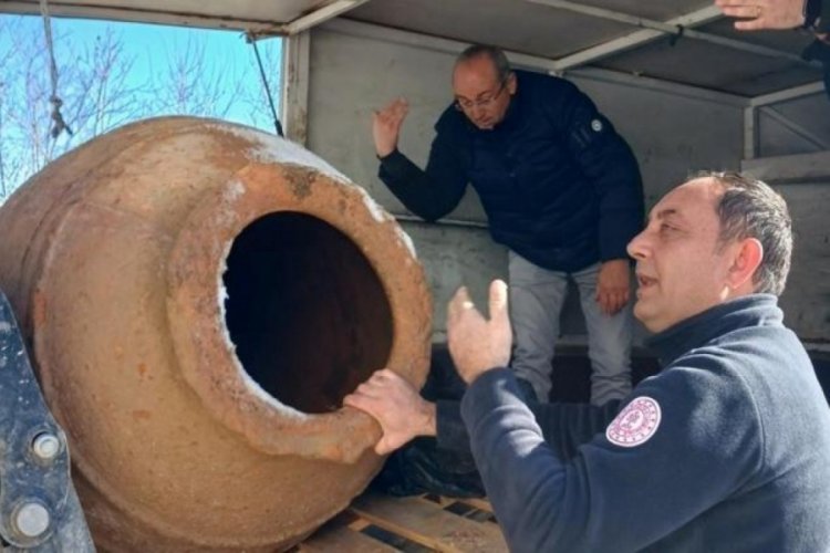 &Ccedil;orum'da Roma d&ouml;nemine ait k&uuml;p bulundu